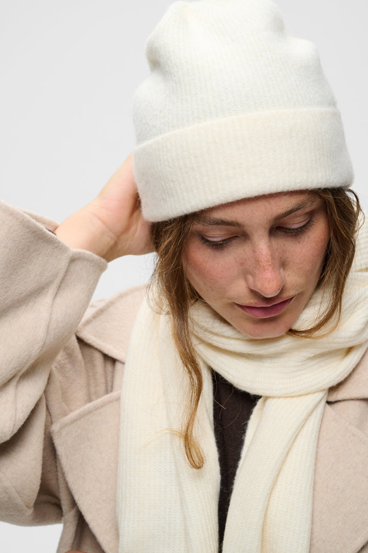 Tuque de laine et alpaga Guna - Avec large revers