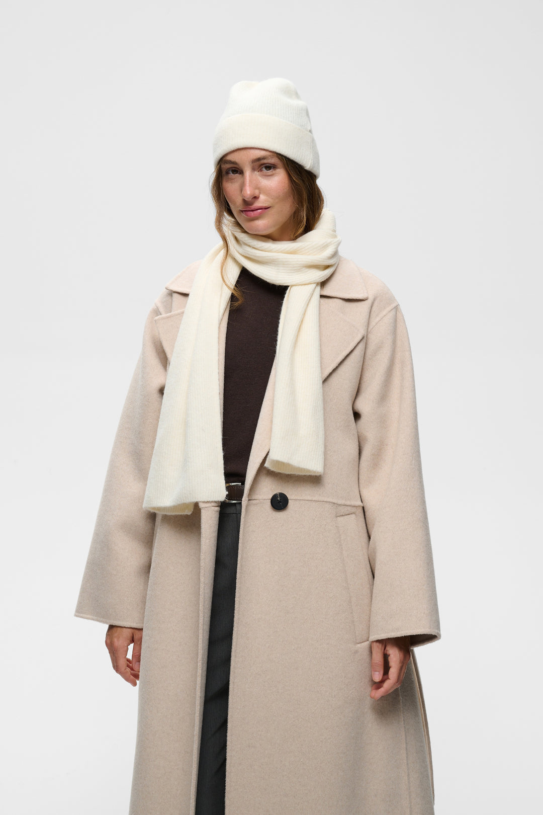 Tuque de laine et alpaga Guna - Avec large revers