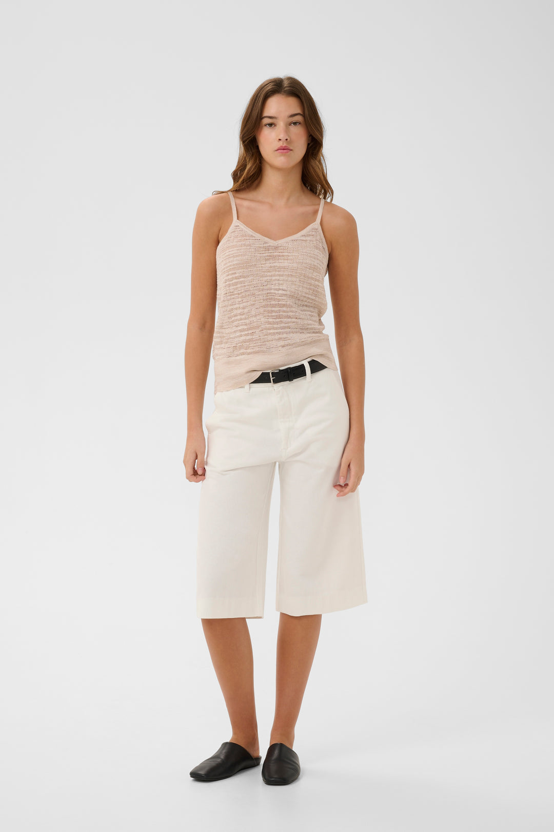 Pantalon court Elly - 100 % coton et coupe décontractée