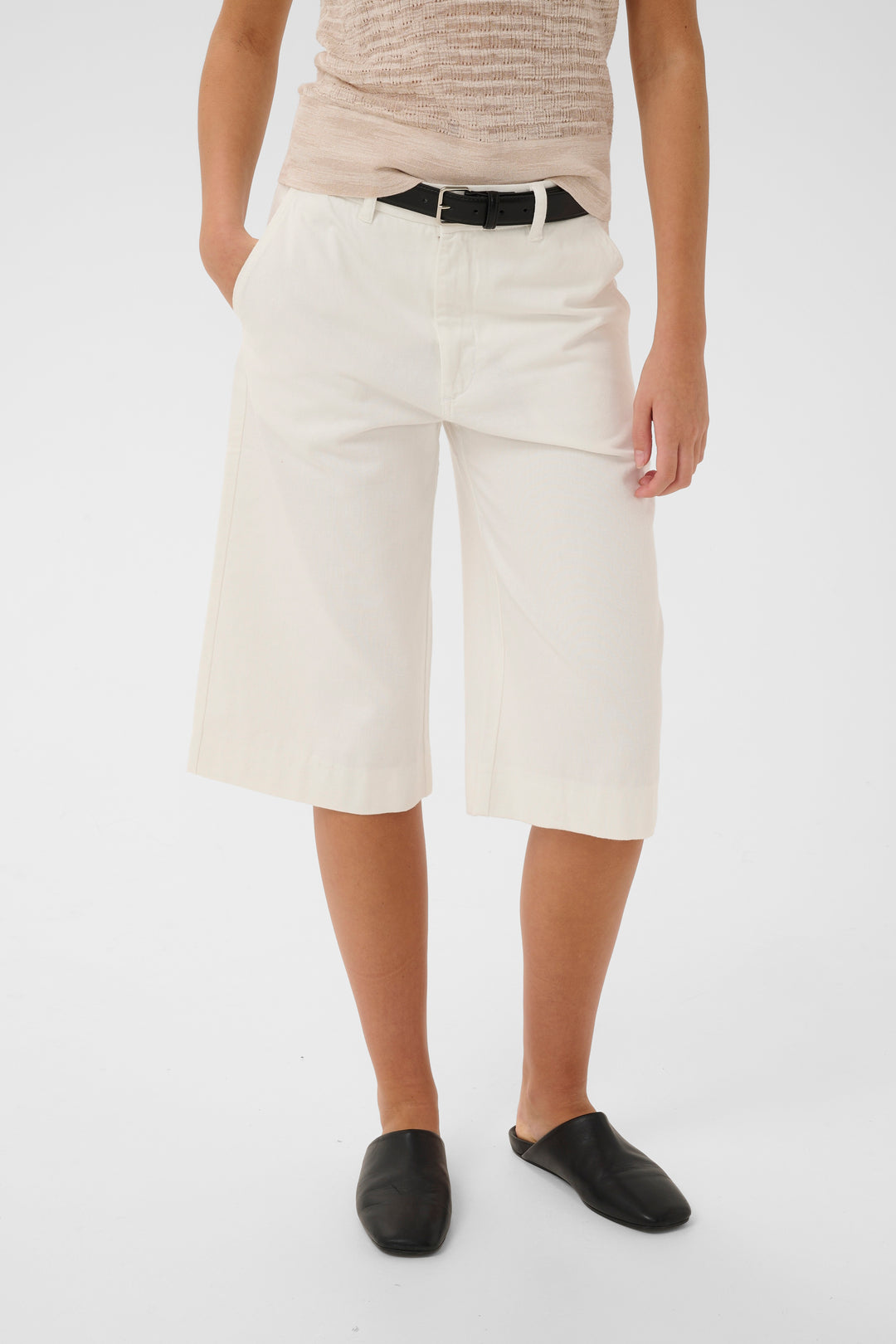 Pantalon court Elly - 100 % coton et coupe décontractée
