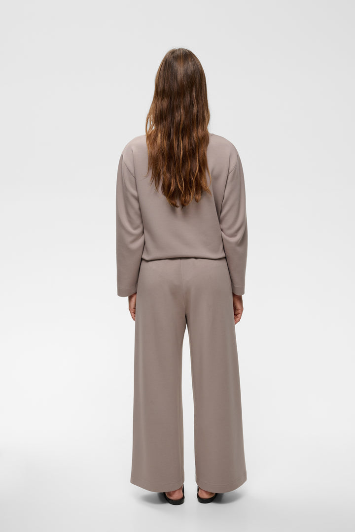 Pantalon écourté Gincette - Avec taille élastique et coupe droite