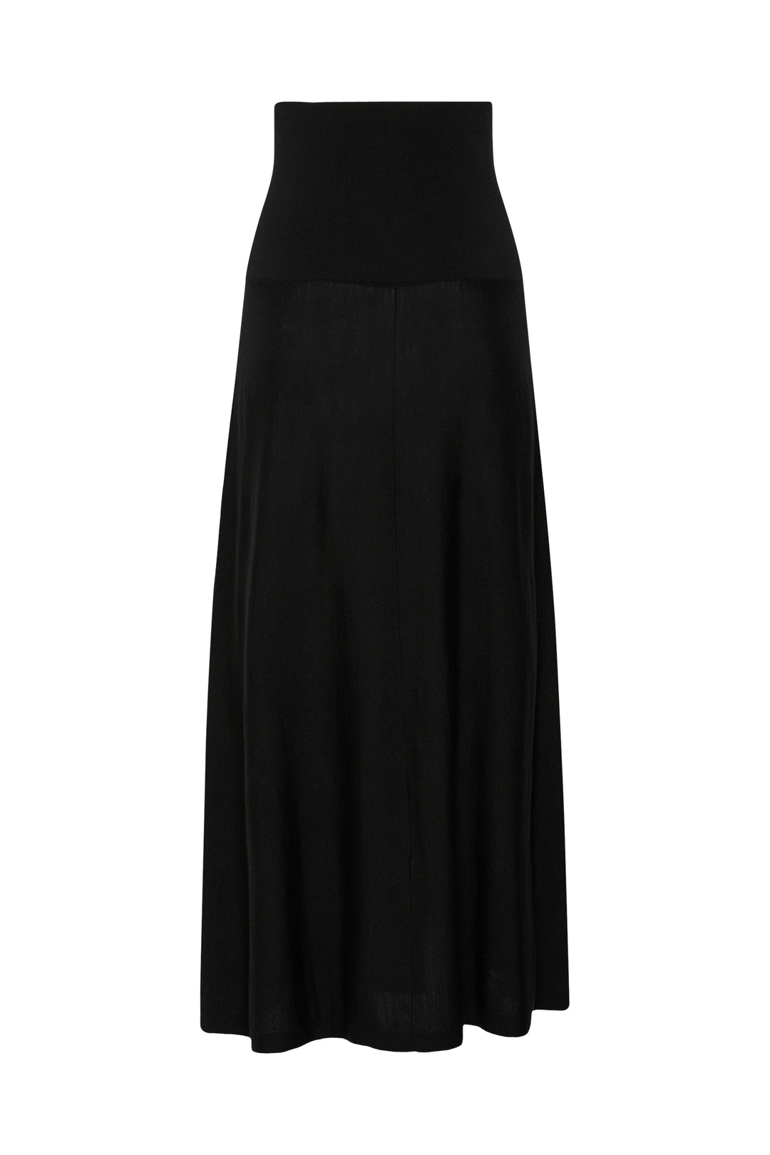 Jupe coupe droite et taille élastique Trishe - De pure laine