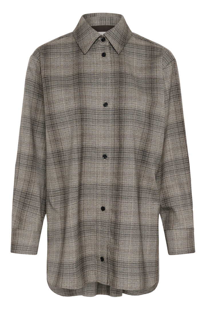 Surchemise coupe droite Checkie - Motif petits carreaux