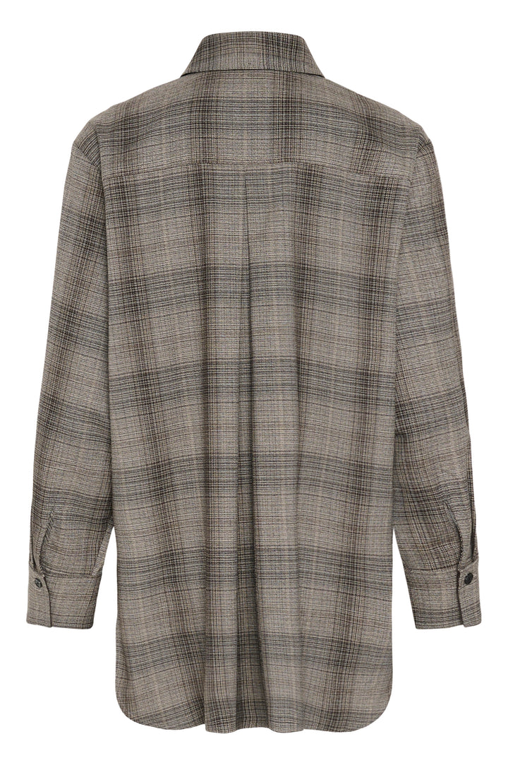 Surchemise coupe droite Checkie - Motif petits carreaux