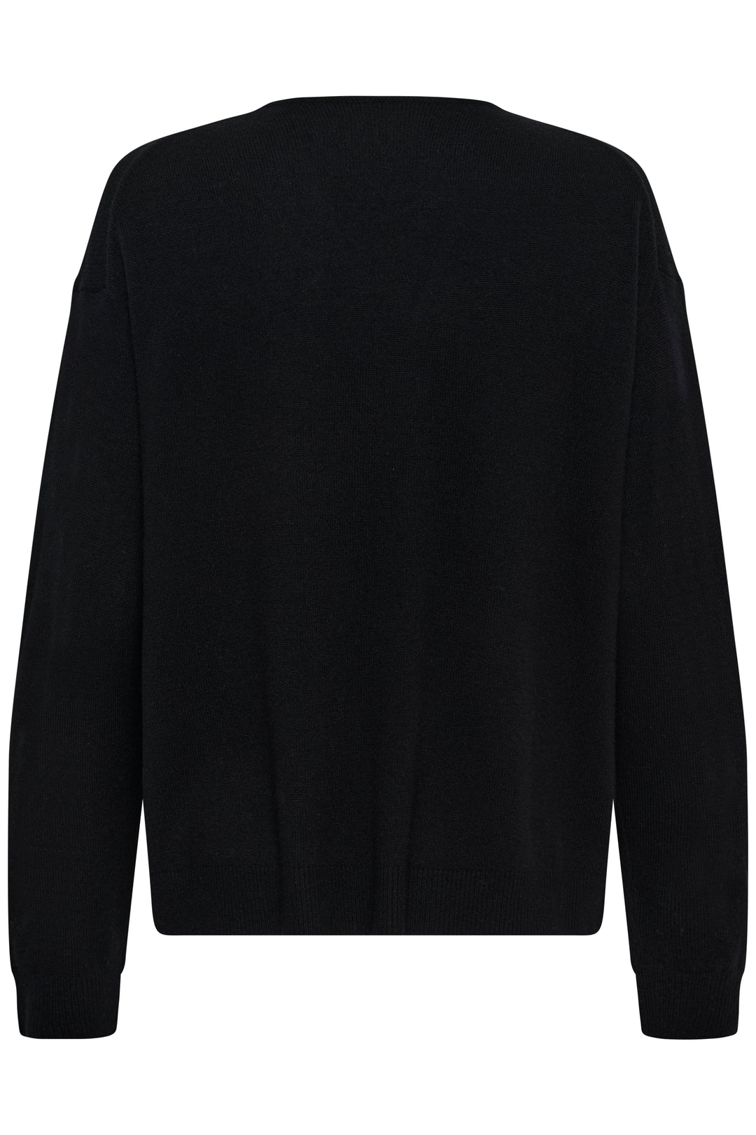 Chandail en tricot côtelé de laine et cachemire Tally - Avec encolure en V et coupe classique