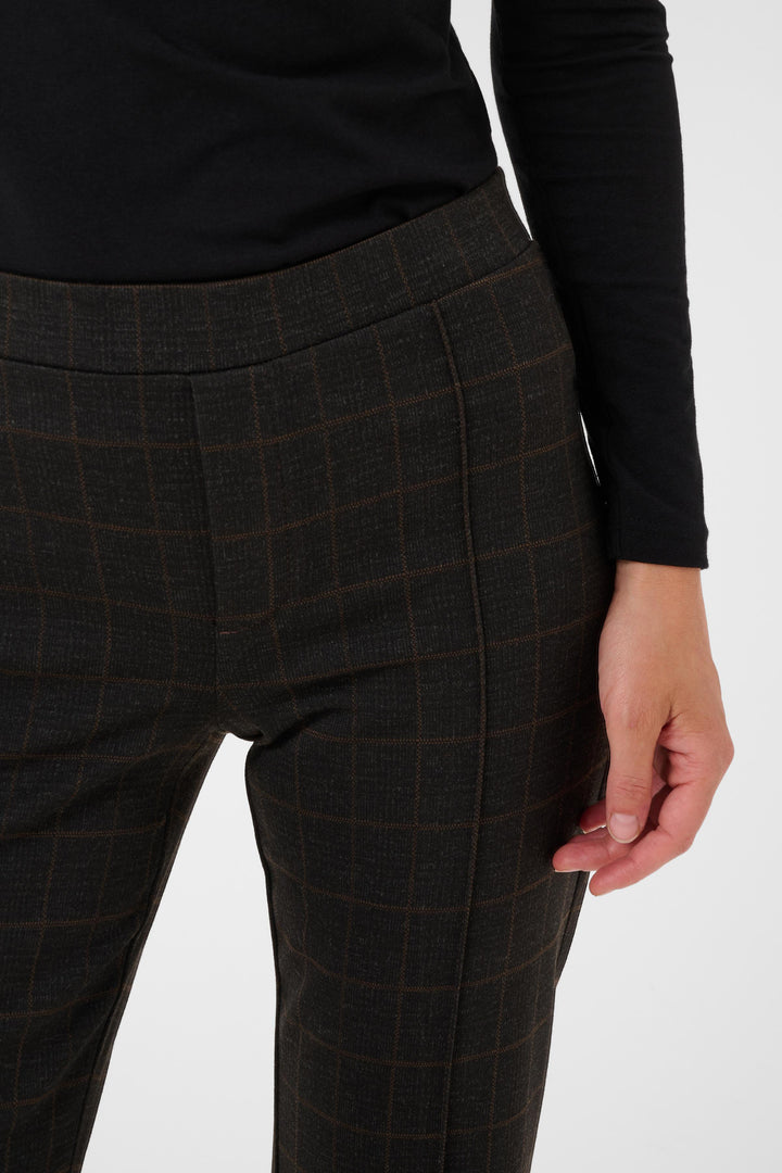 Pantalon à carreaux - Ajusté ultra-doux avec ceinture élastique