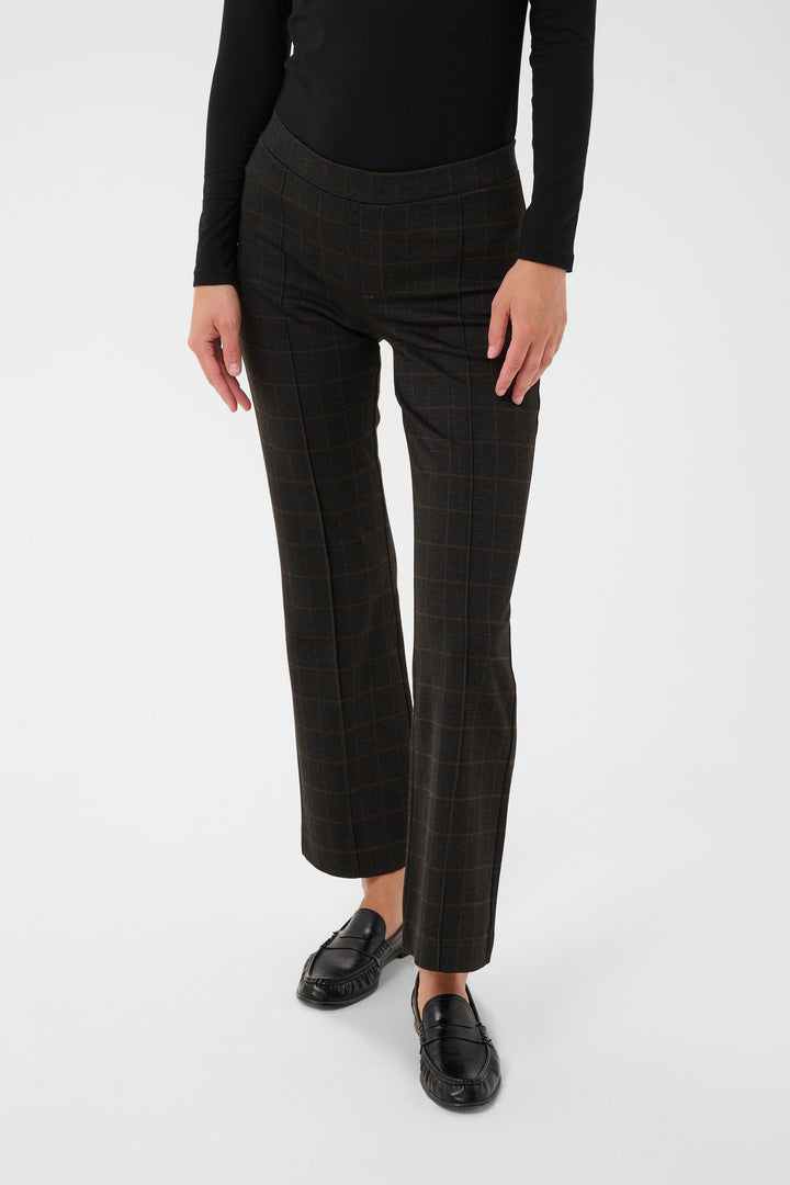 Pantalon à carreaux - Ajusté ultra-doux avec ceinture élastique