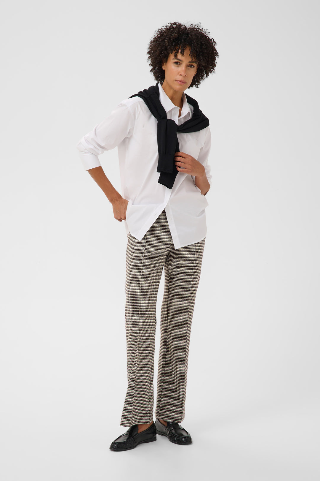 Pantalon à carreaux - Ajusté ultra-doux avec ceinture élastique