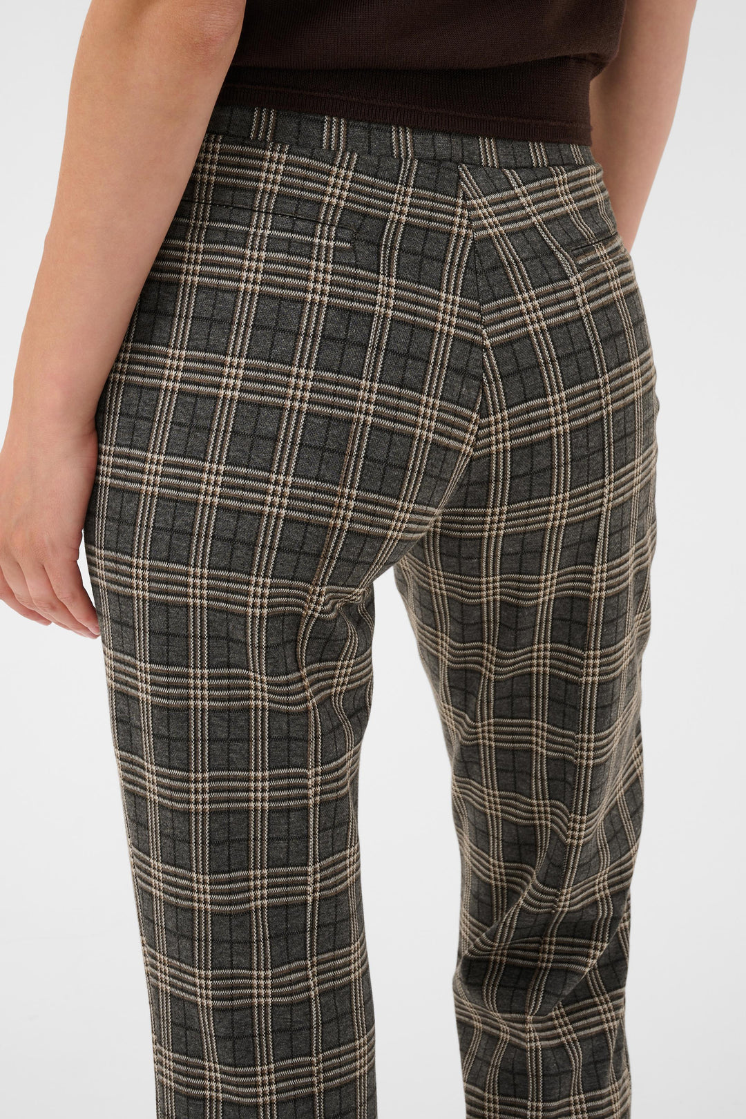 Pantalon à carreaux - Ajusté ultra-doux avec ceinture élastique