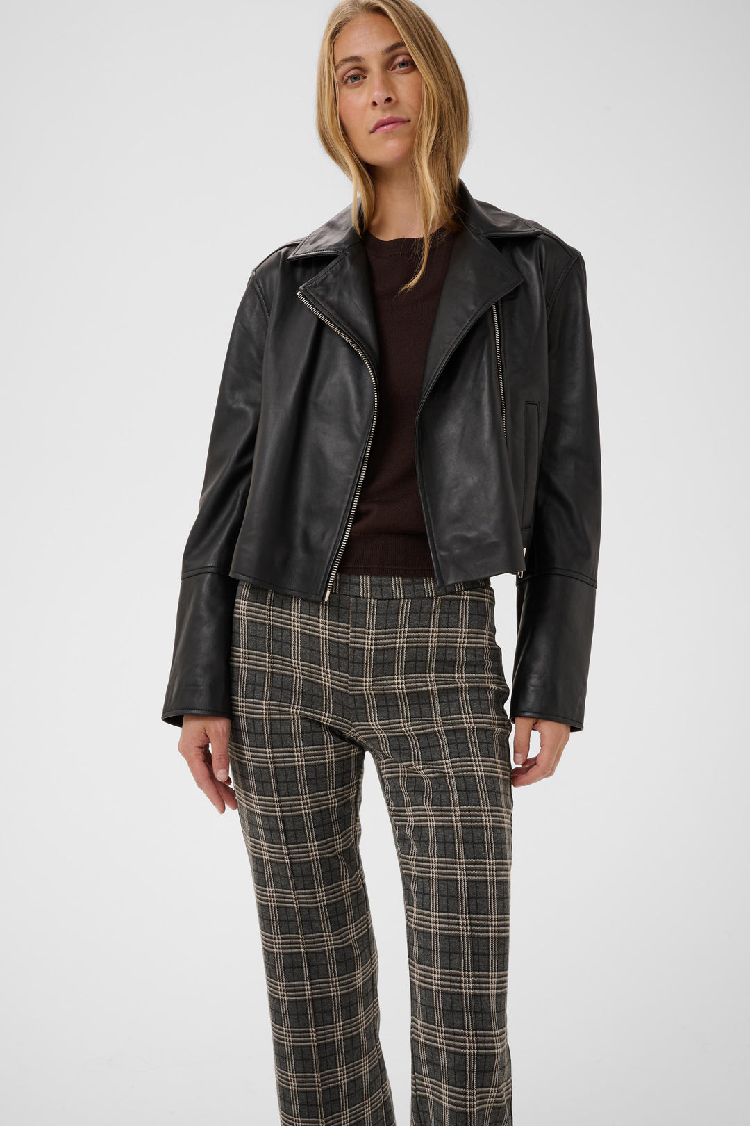 Pantalon à carreaux - Ajusté ultra-doux avec ceinture élastique