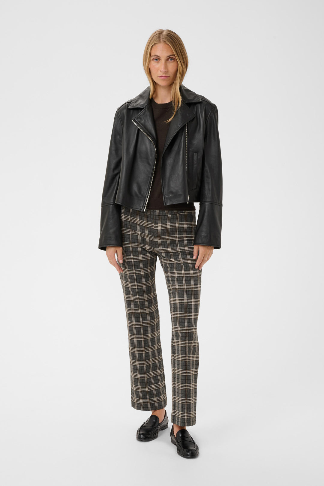 Pantalon à carreaux - Ajusté ultra-doux avec ceinture élastique