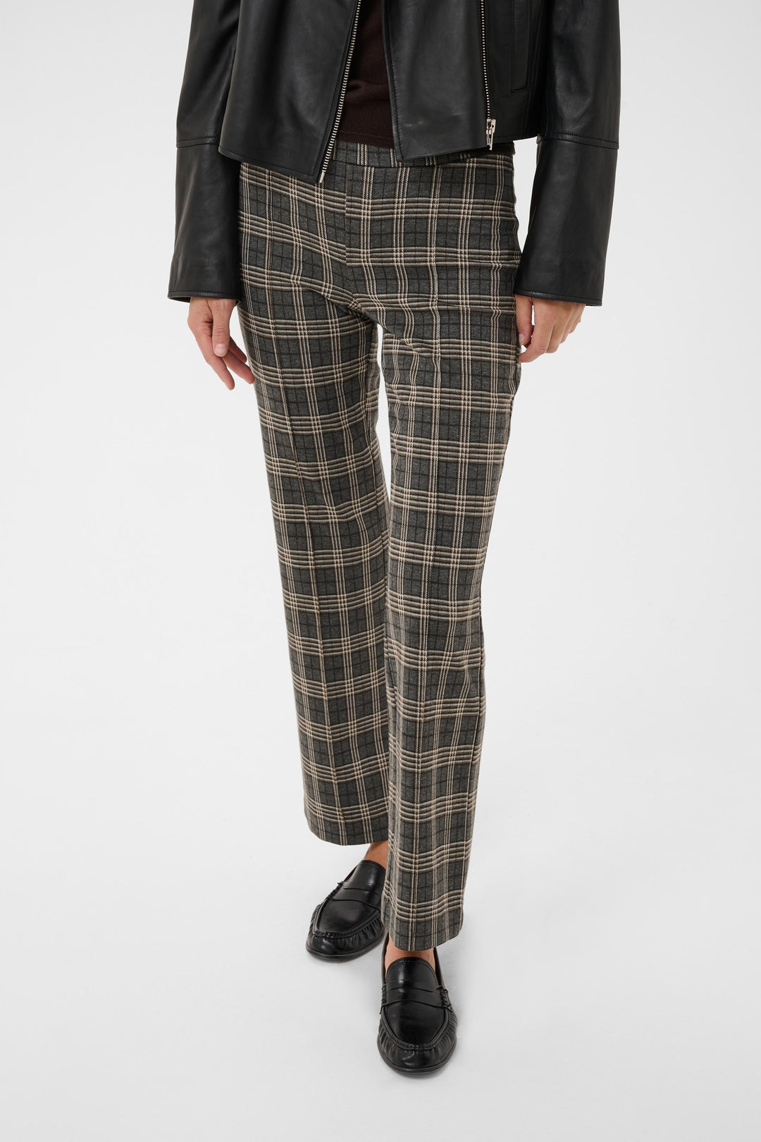 Pantalon à carreaux - Ajusté ultra-doux avec ceinture élastique