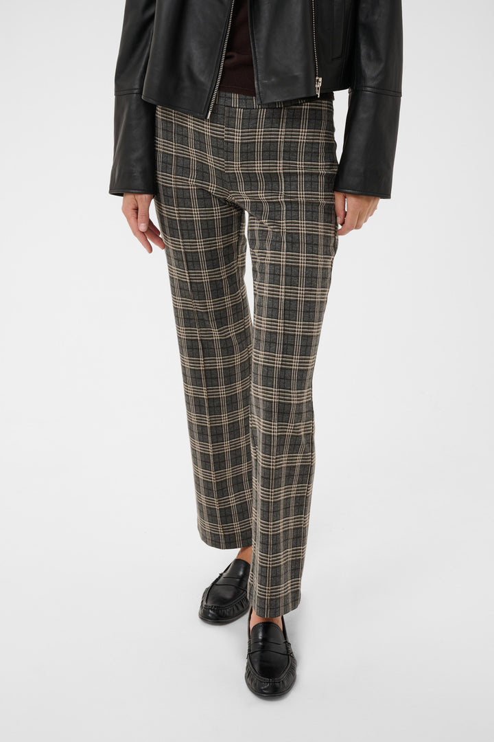 Pantalon à carreaux - Ajusté ultra-doux avec ceinture élastique