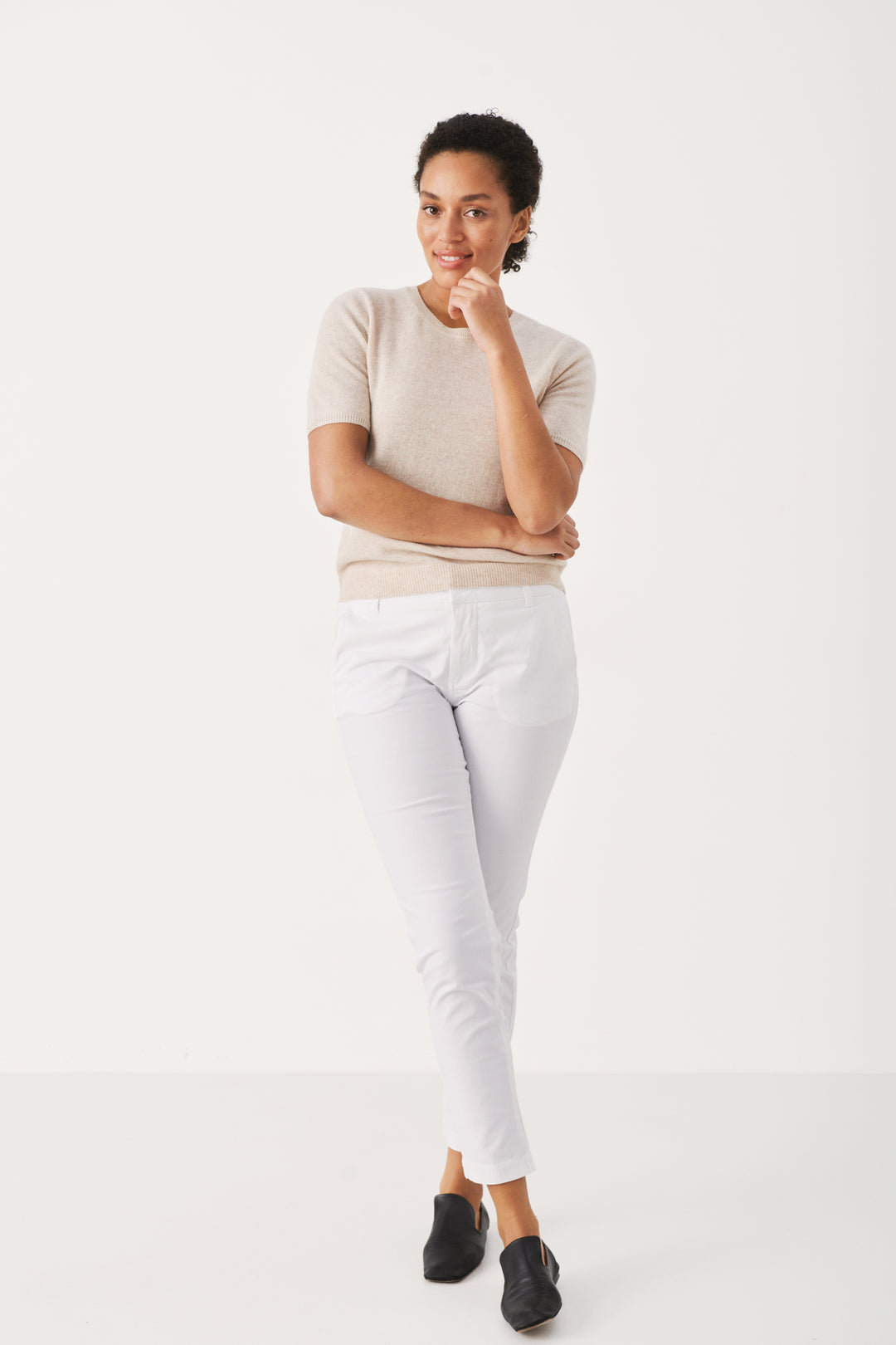 Pantalon 7/8 en coton Soffys