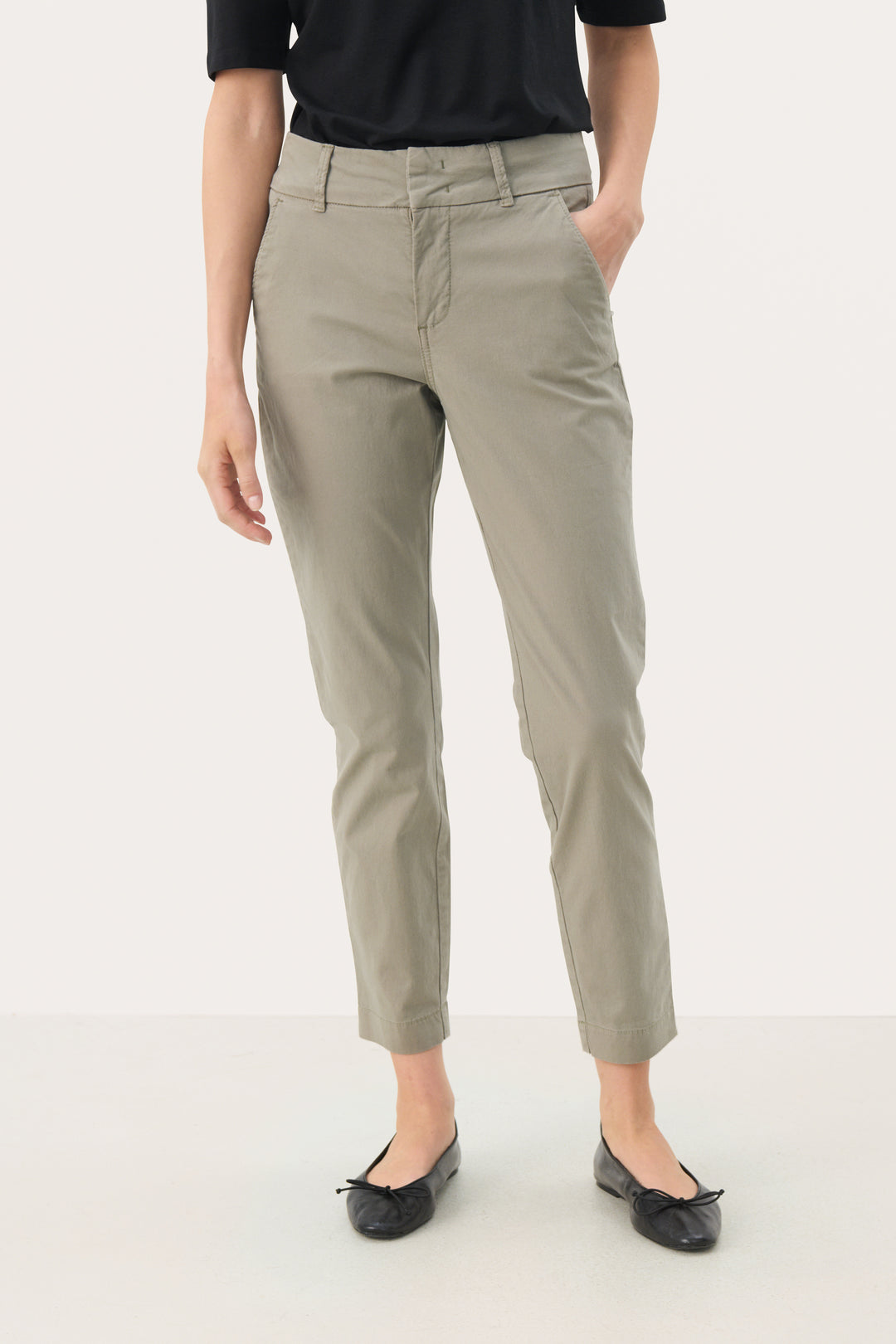Pantalon 7/8 en coton Soffys