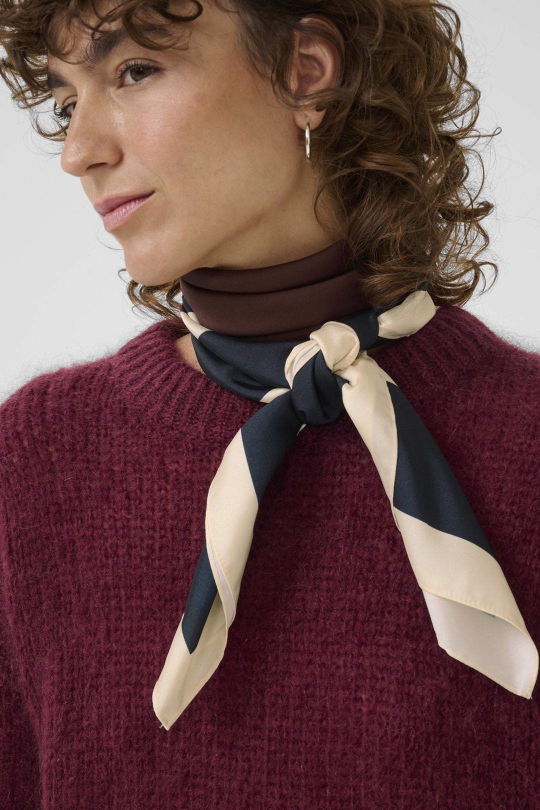 Foulard en satin Namira