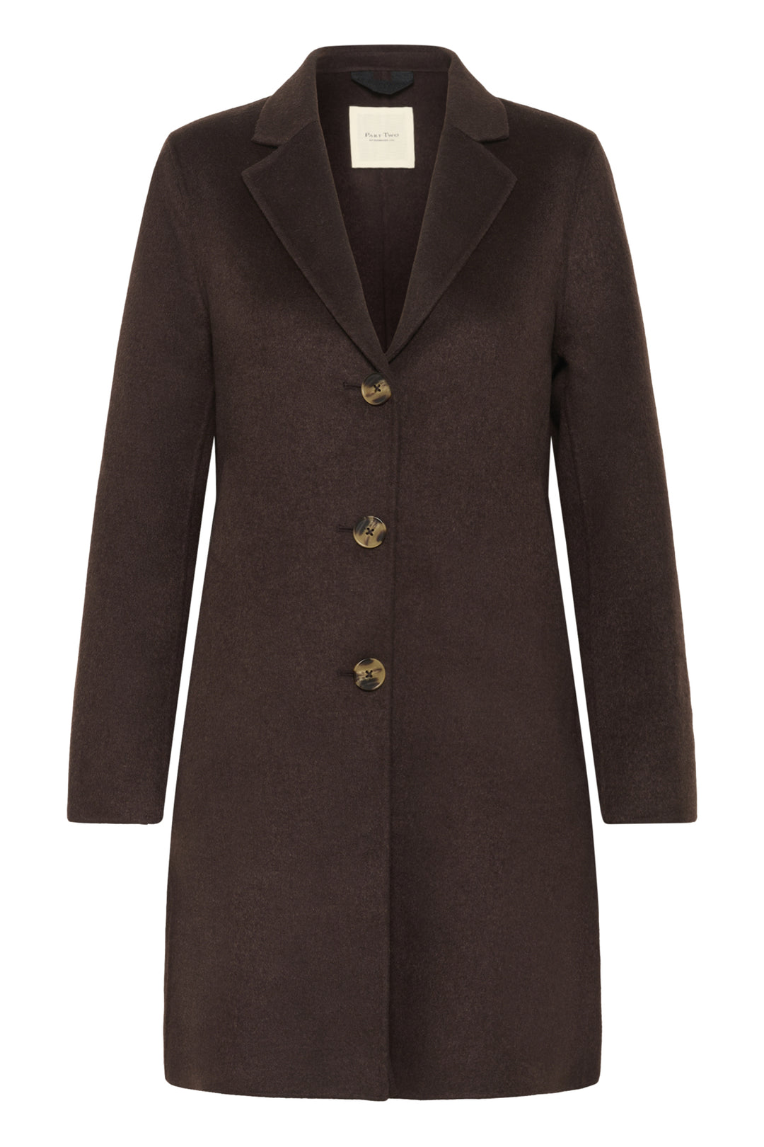 Manteau classique en laine recyclé Rosali