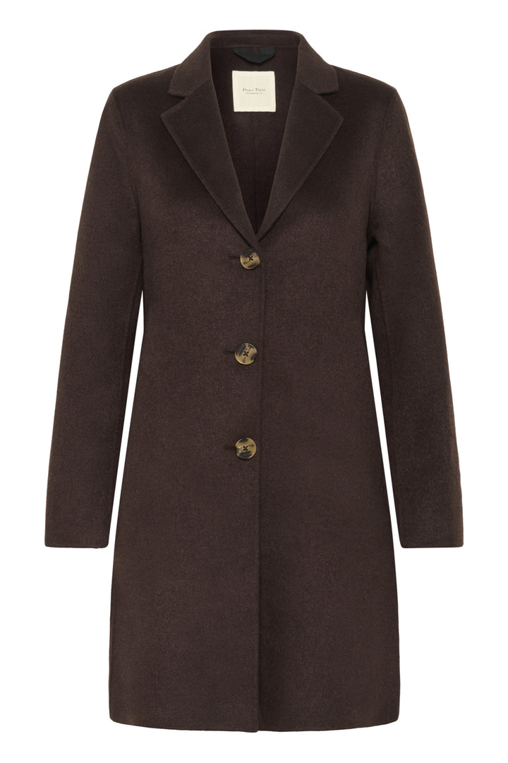 Manteau classique en laine recyclé Rosali