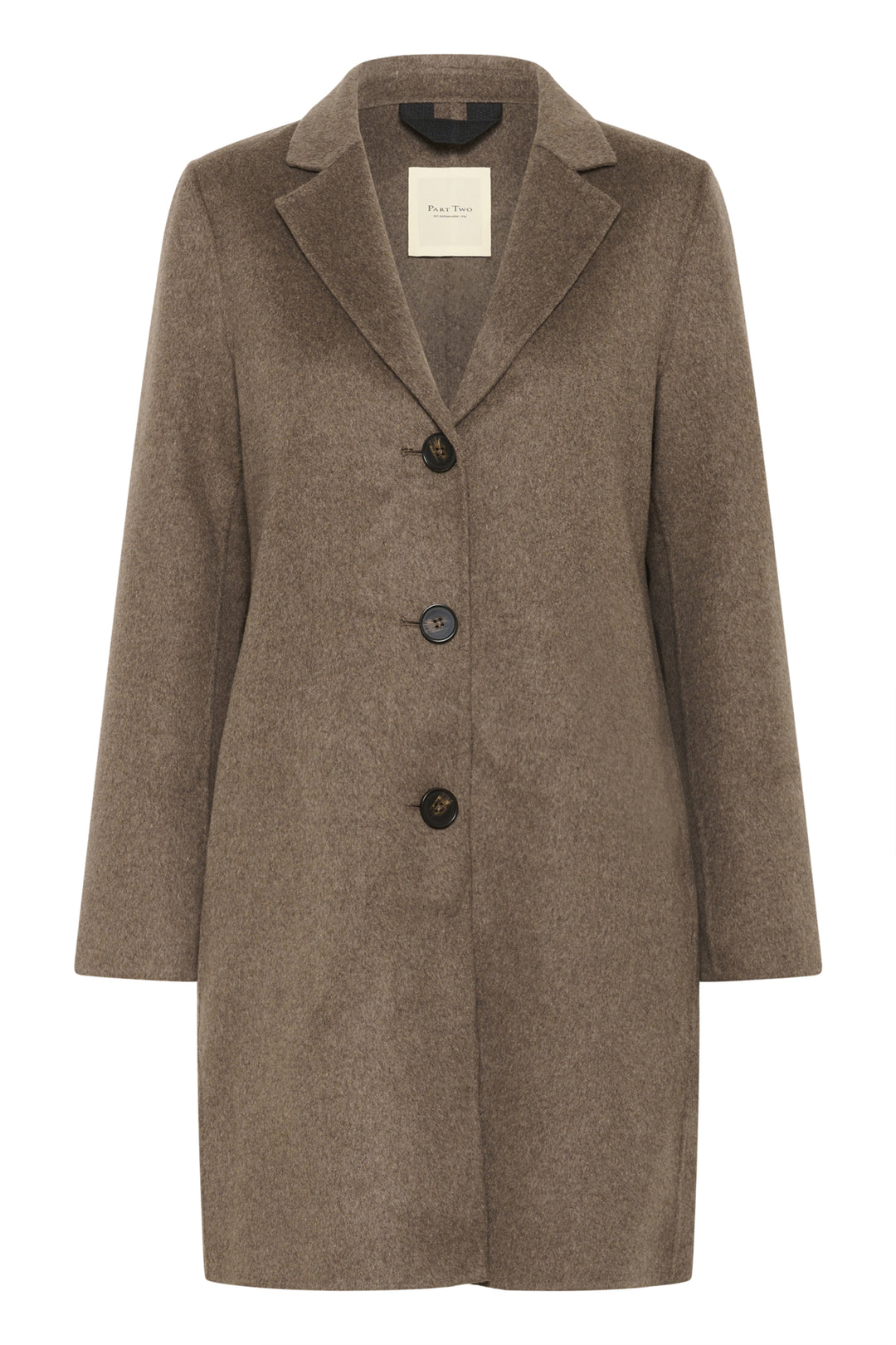 Manteau classique en laine recyclé Rosali