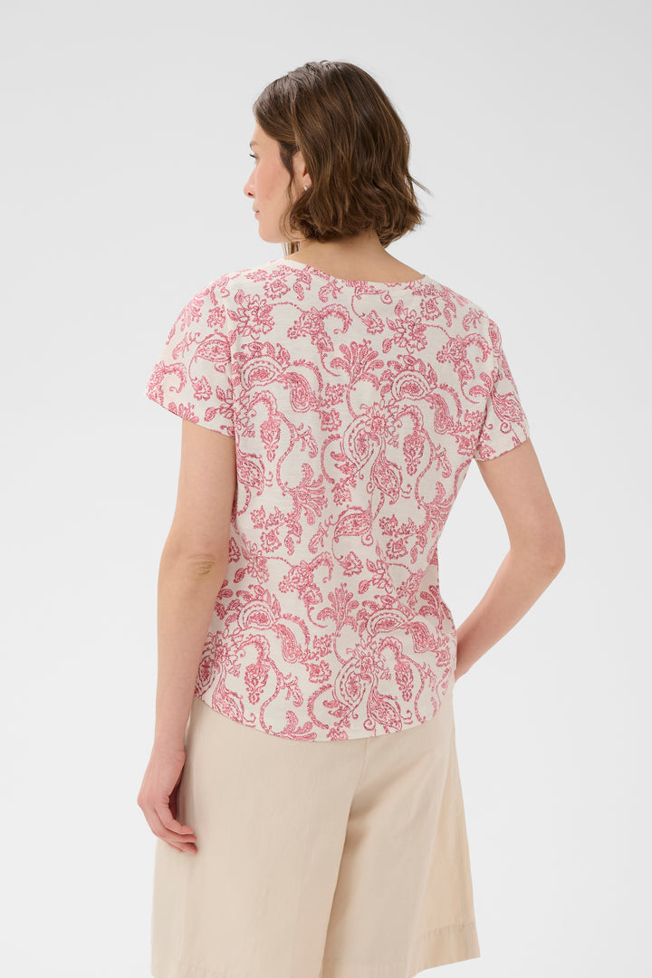 Chandail en pur coton Gesinas – À imprimé paisley délicat