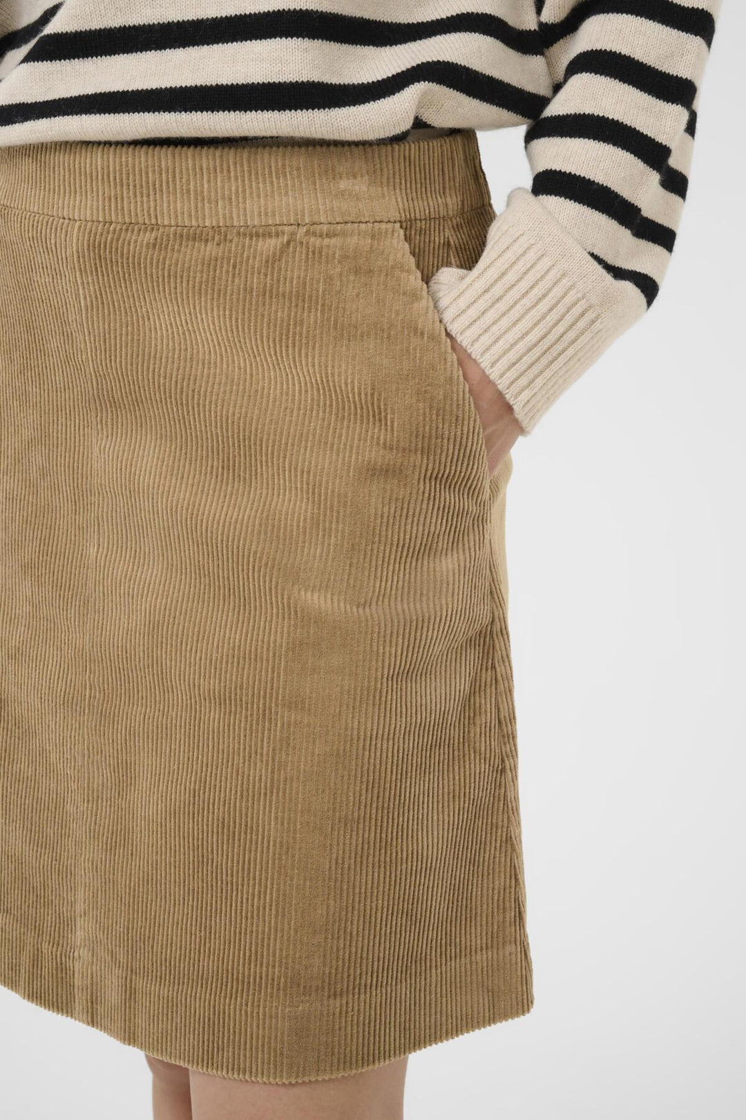 Jupe en velours côtelé Lings