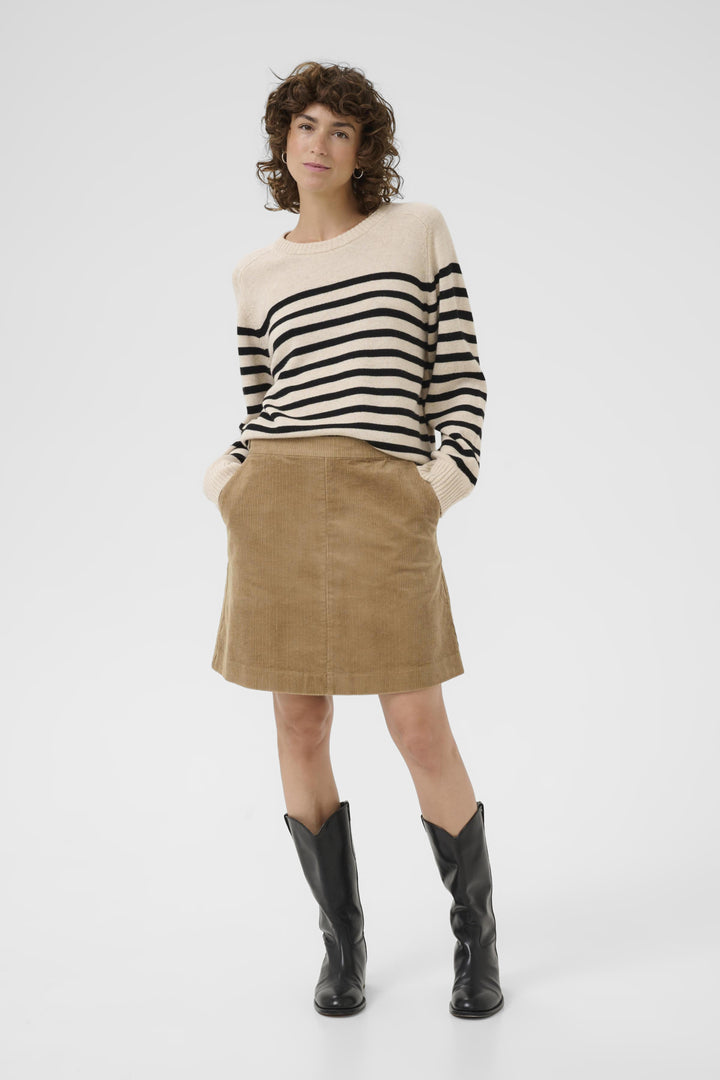 Jupe en velours côtelé Lings