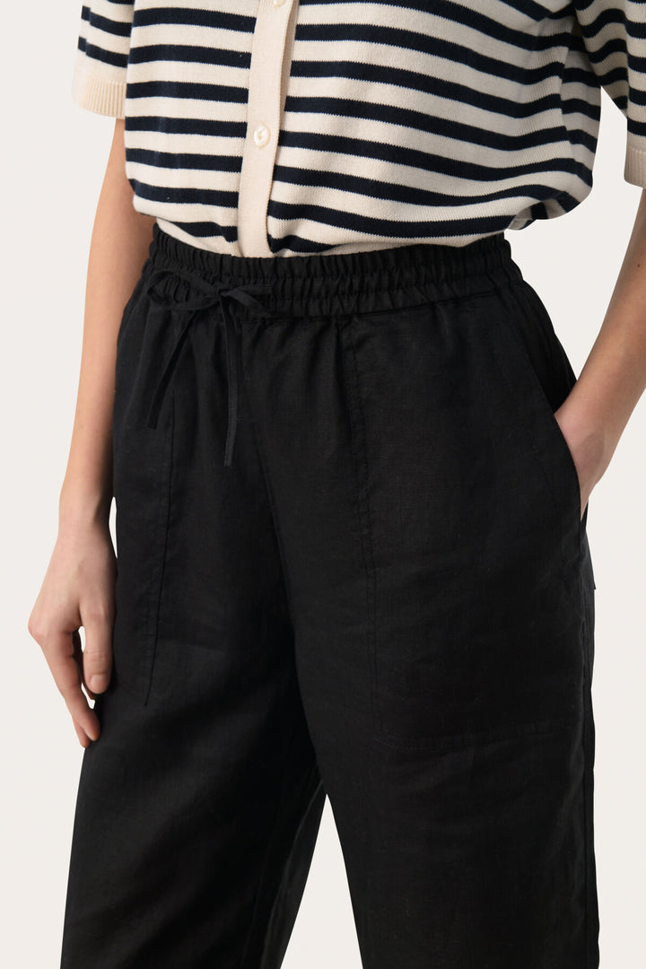 Pantalon en lin à enfiler Eniola