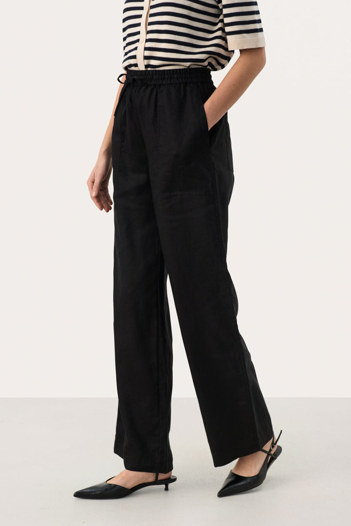 Pantalon en lin à enfiler Eniola