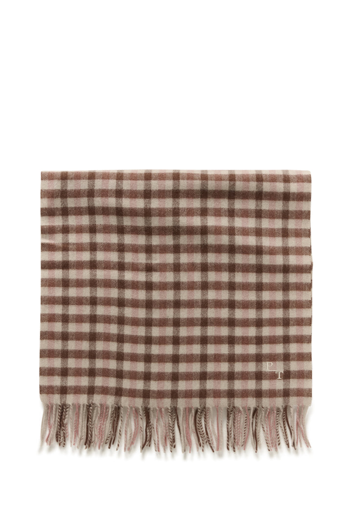 Foulard 100% laine Kitha - Un accessoire au motif à carreaux classique