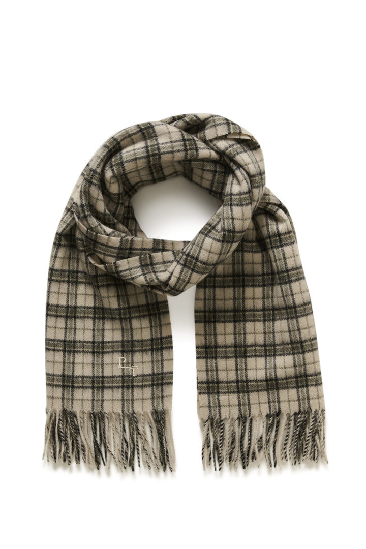 Foulard 100% laine Kitha - Un accessoire au motif à carreaux classique