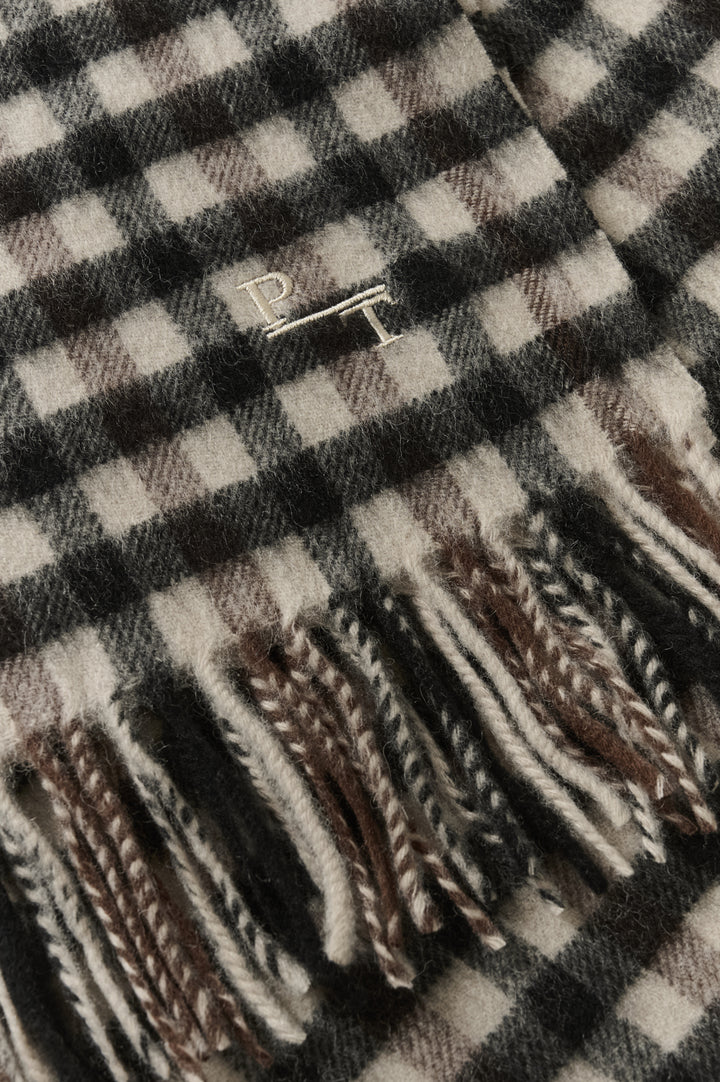 Foulard 100% laine Kitha - Un accessoire au motif à carreaux classique