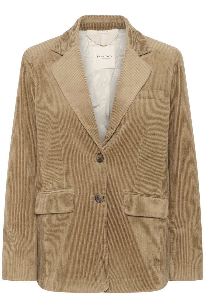 Veston de tailleur en velours côtelé Leni