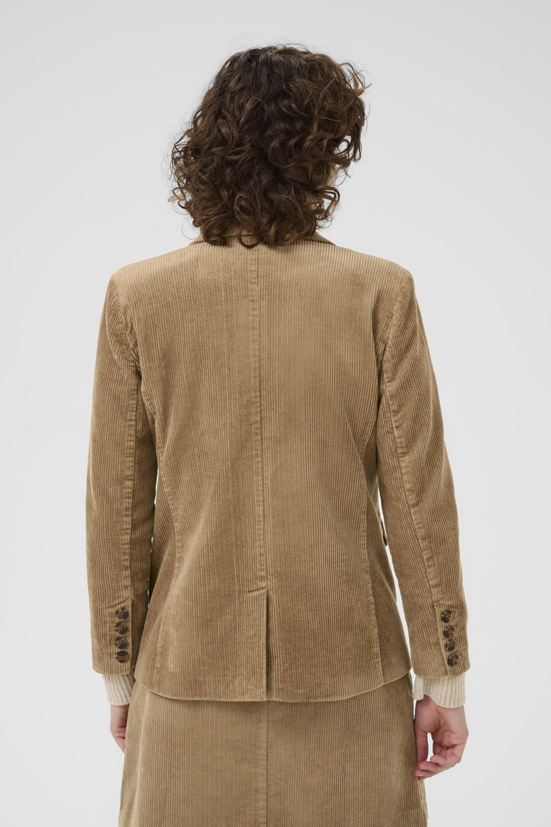 Veston de tailleur en velours côtelé Leni