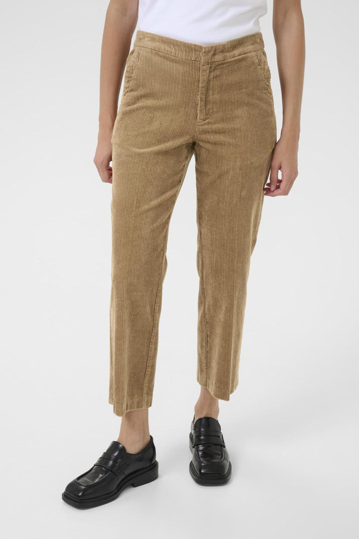 Pantalon droit en velours côtelé Mishas