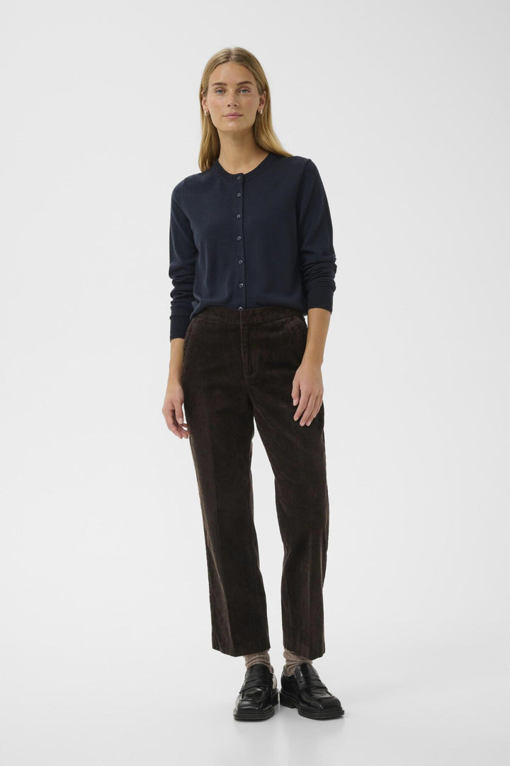 Pantalon droit en velours côtelé Mishas