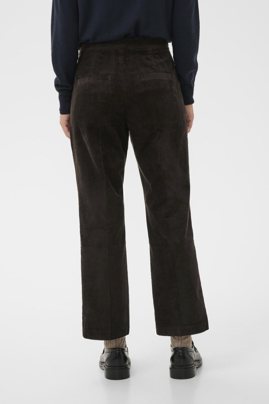 Pantalon droit en velours côtelé Mishas