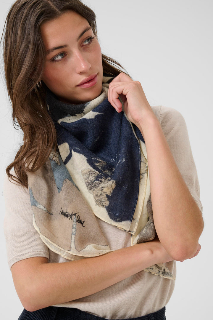 Foulard imprimé Felisia - En pure laine