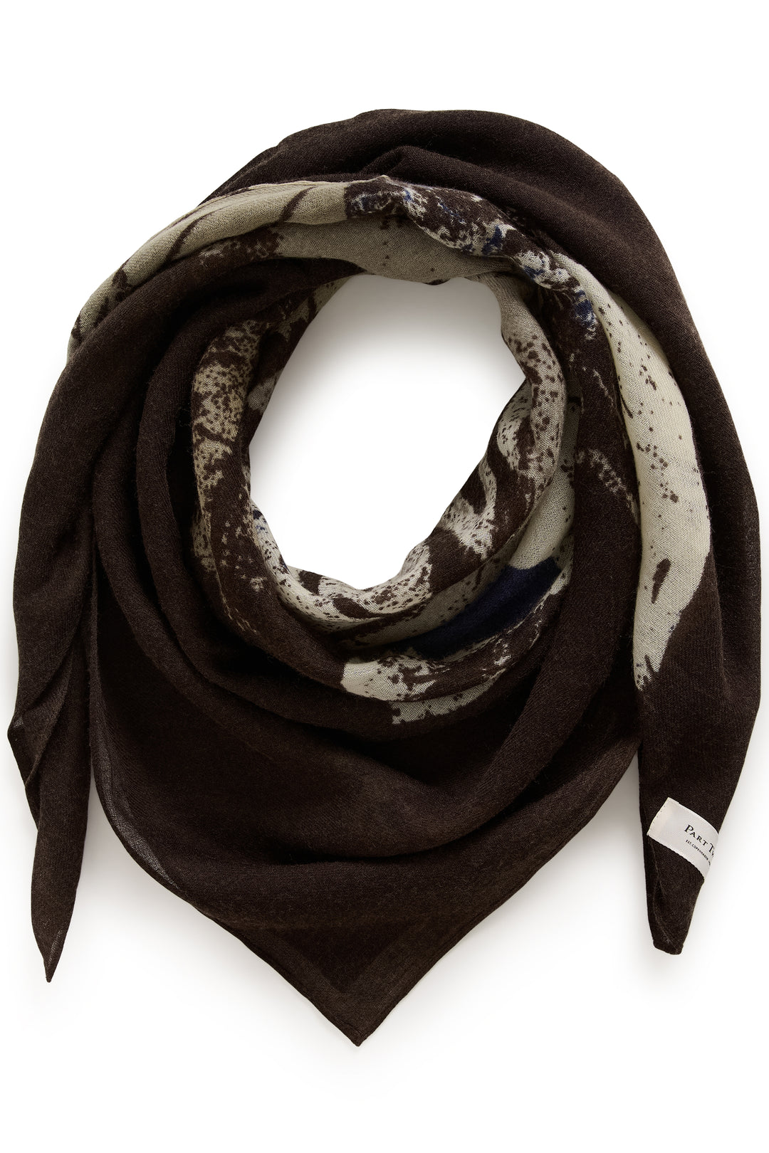 Foulard imprimé Felisia - En pure laine
