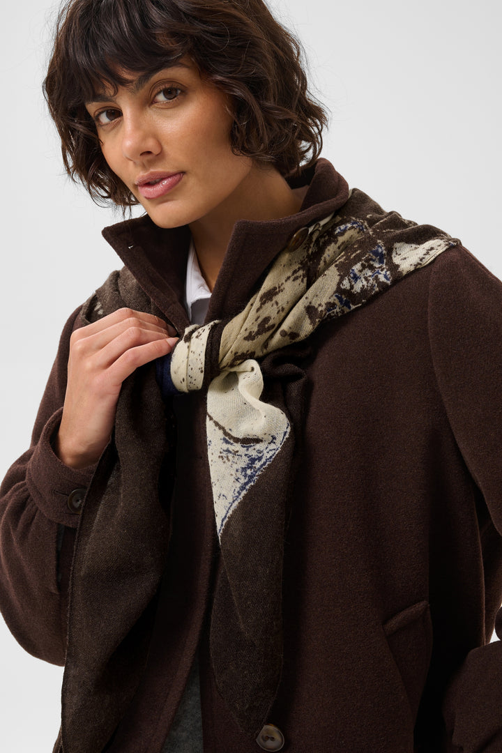 Foulard imprimé Felisia - En pure laine