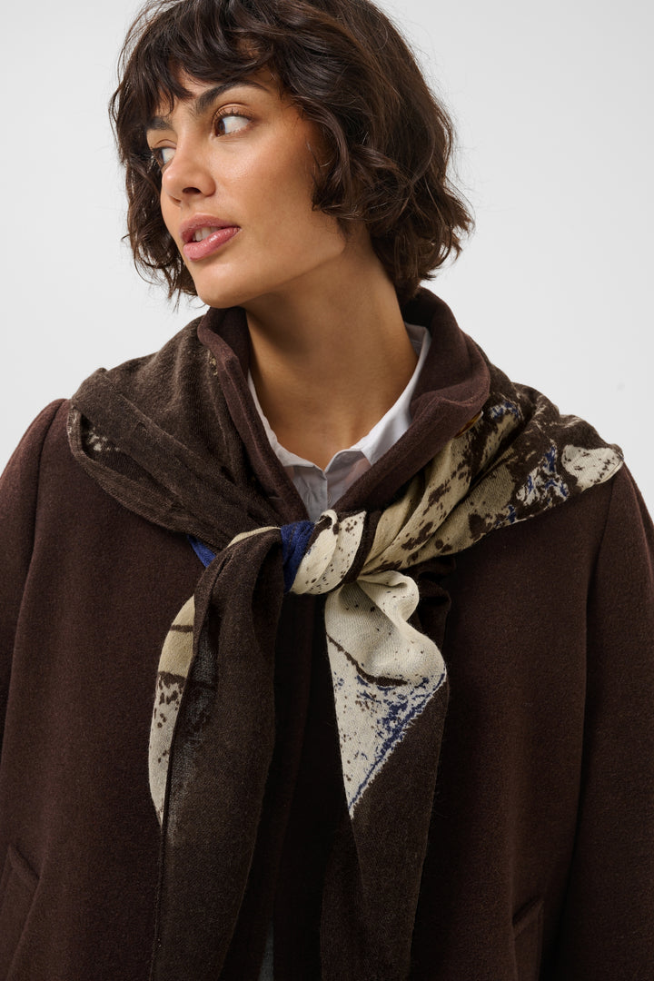 Foulard imprimé Felisia - En pure laine