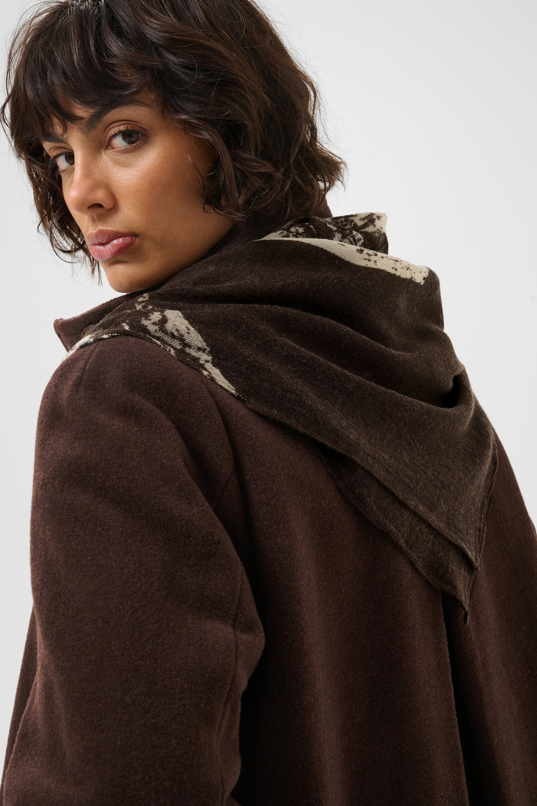 Foulard imprimé Felisia - En pure laine