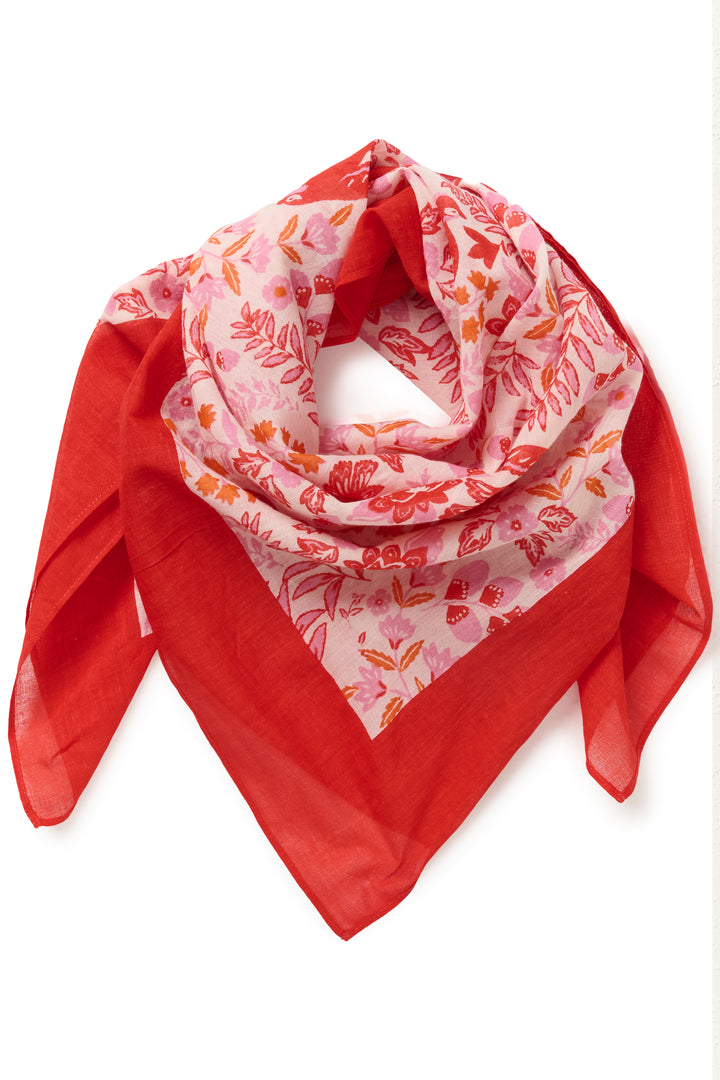 Brightly coloured Phi scarf - 100% cotton