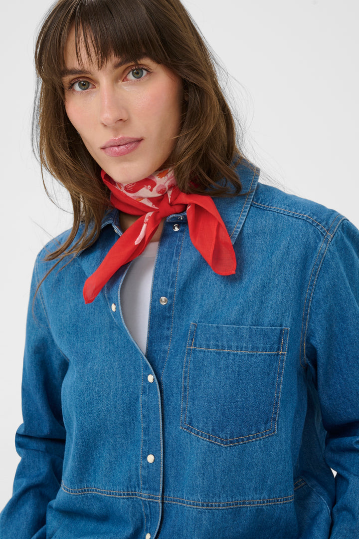 Brightly coloured Phi scarf - 100% cotton