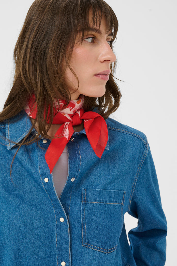 Brightly coloured Phi scarf - 100% cotton
