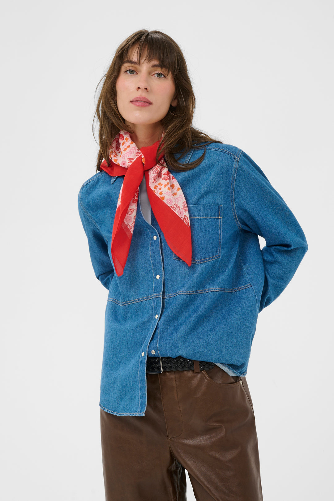 Brightly coloured Phi scarf - 100% cotton