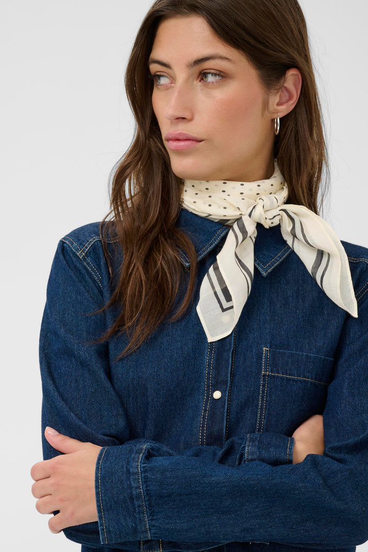 Brightly coloured Phi scarf - 100% cotton