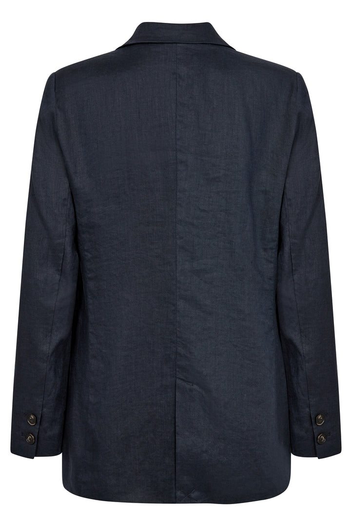 Veste tailleur en lin doublé Nyan – Coupe structurée