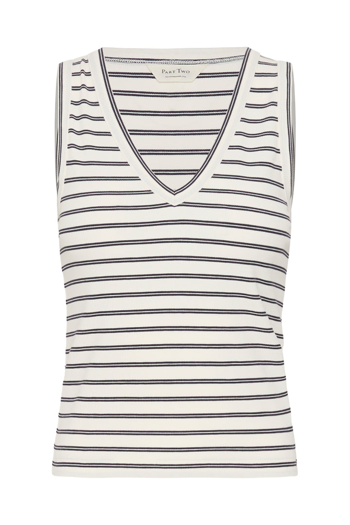 Camisole à fines rayures horizontales Nikkia