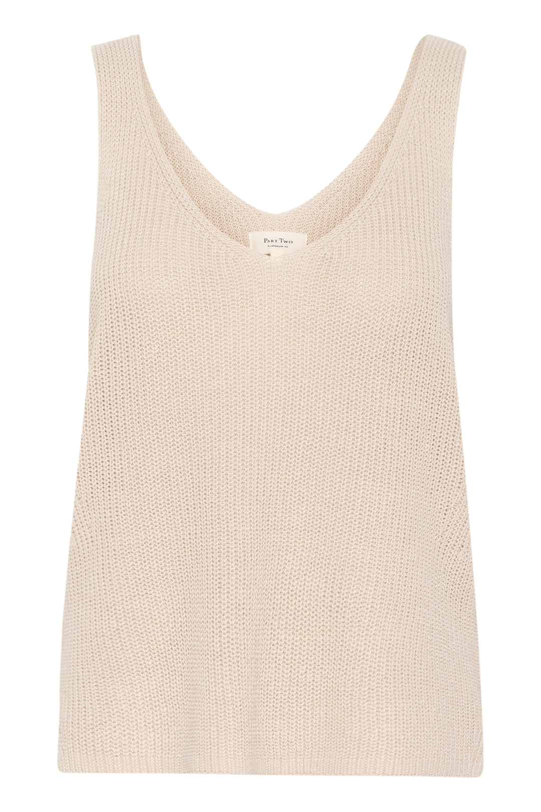 Camisole en lin et coton Rebecca - Matière naturelle