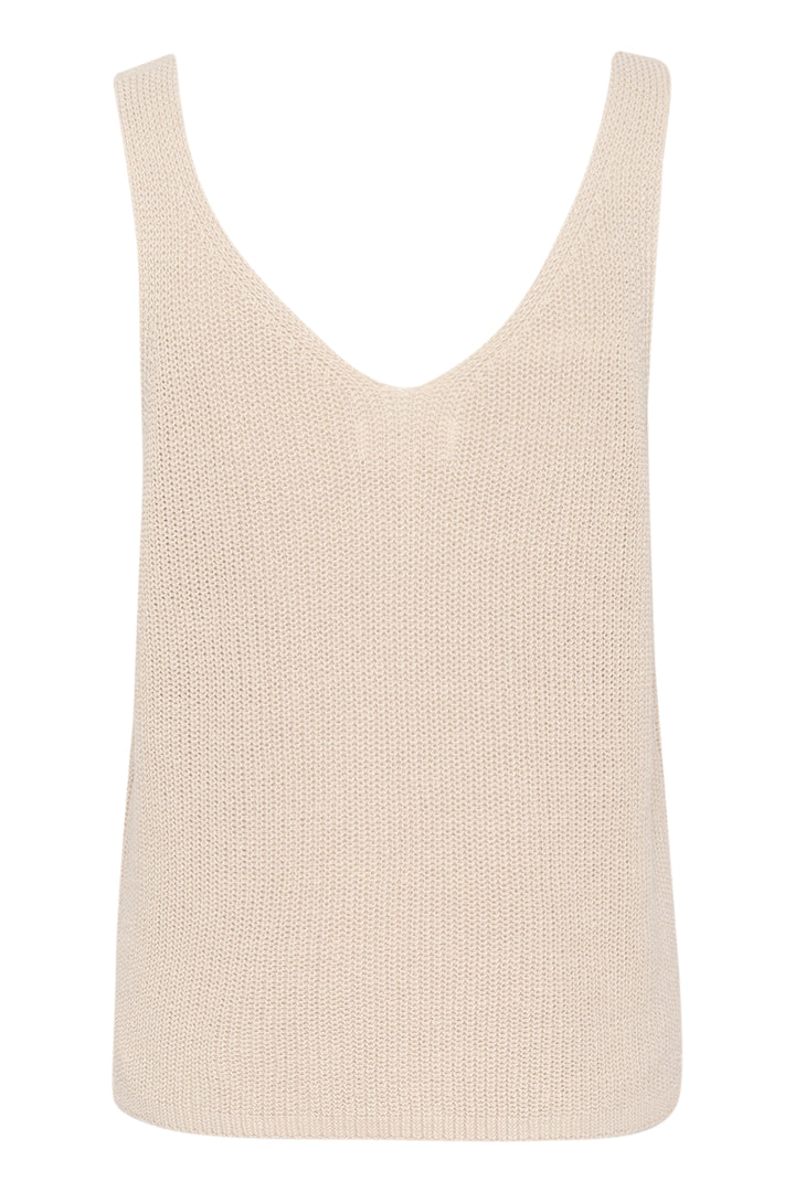 Camisole en lin et coton Rebecca - Matière naturelle